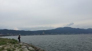 琵琶湖：大津近辺