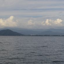 広い琵琶湖を実感