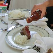 特製ソースがうまい＠ウルフギャング ステーキハウス