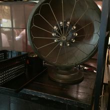 レトロな展示があります