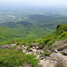 急坂でもパノラマな道。