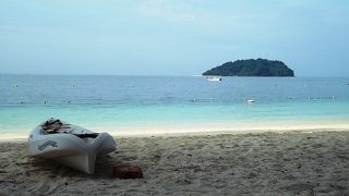 ステラハーバーからボートで