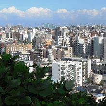 裏山の展望台からの風景