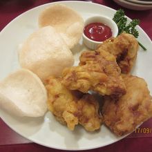 かりかり感のない唐揚げ