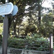東郷坂の横にある公園です