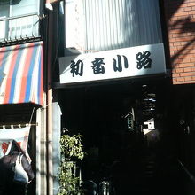 昼間でもあまり日光が入らず、不思議な感じです。