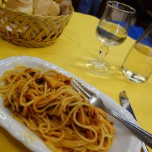 シーフードパスタ