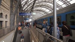 プラハから到着