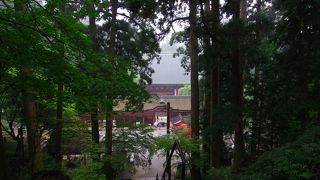 根本中堂（と中庭）が美しい