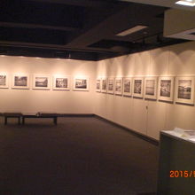 ギャラリーの内部展示の様子です。