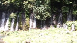 素敵な水のカーテン