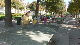 聖堂前の広場がとても気持ちいい。