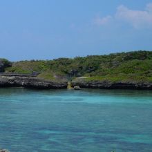 海中から戻り周りの風景を観る