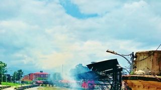 アーリヤ・ガート：庶民を荼毘に付す火葬場