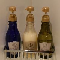 シャンプー、リンス、ボディソープです