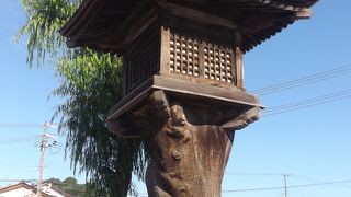 出石とコウノトリの郷　(2)　おりゅう灯籠（おりゅうとうろう）を見学