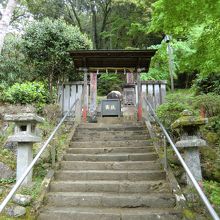 階段下から見上げたところ。