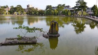 奈良駅にほど近い憩いの場