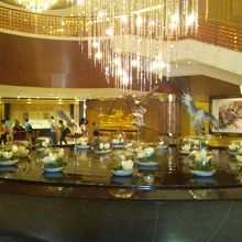 併設のホテルの一角