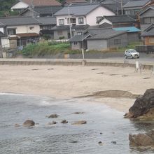 切浜海水浴場で撮影