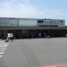 台南駅（裏口）の駅舎