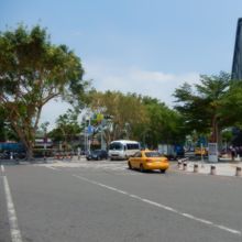 台南駅（裏口）前