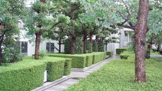 フジテレビ本社ビル７階、特徴の無い広場かも？