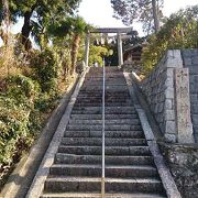 神武東征軍に倒された名草戸畔の足を祀る神社、通称「あしがみさん」