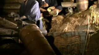 展示物が見応えのある江戸初期に開発された手掘り坑道