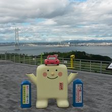 上りSAからの眺望