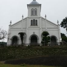 下から見た教会