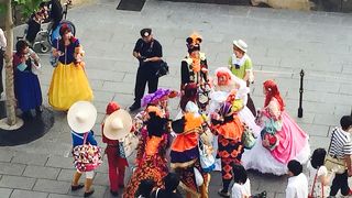 初ハロウィン、仮装した人たちの集合場所！？