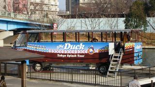 スカイダッｸの入水ポイント