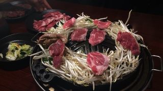 安定感のあるジンギスカンの食べ放題