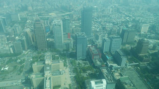 飛行機みたいな景色