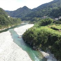 祖谷口の橋の上から