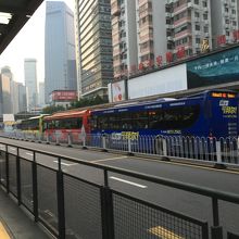 バスだけで渋滞