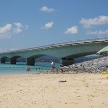 古宇利大橋(古宇利島側から)
