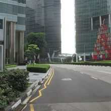 ラッフルズ プレイスの高層ビル群