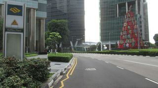 ラッフルズ プレイスの高層ビル群