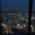 ５２階以上の客室からの眺めは群を抜いて素晴らしい。部屋は６２階でした。