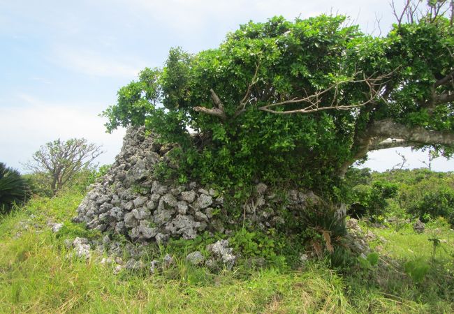 2015年8月先島諸島火番盛（鎖国体制下の１６４４年に、薩摩藩支配の琉球王府によって設置された、海上交通の監視・通報（烽火）機能をになった遠見番所跡群）の一つです。