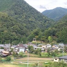 車窓から見える、元伊勢さん