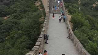 八達嶺万里の長城は初めて体験で感動