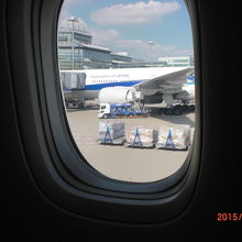 機内からパチリ、行って来ます