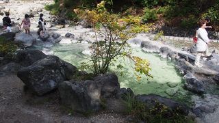 西の河原温泉にいく途中