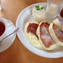 これが噂のパンケーキ