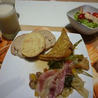 美味しかったバナナスムージーと朝食