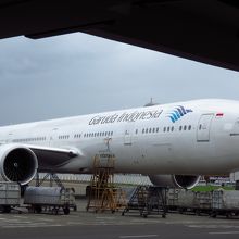 ガルーダインドネシア航空機