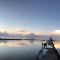 ダイビング専用プール側から眺めるビーチ